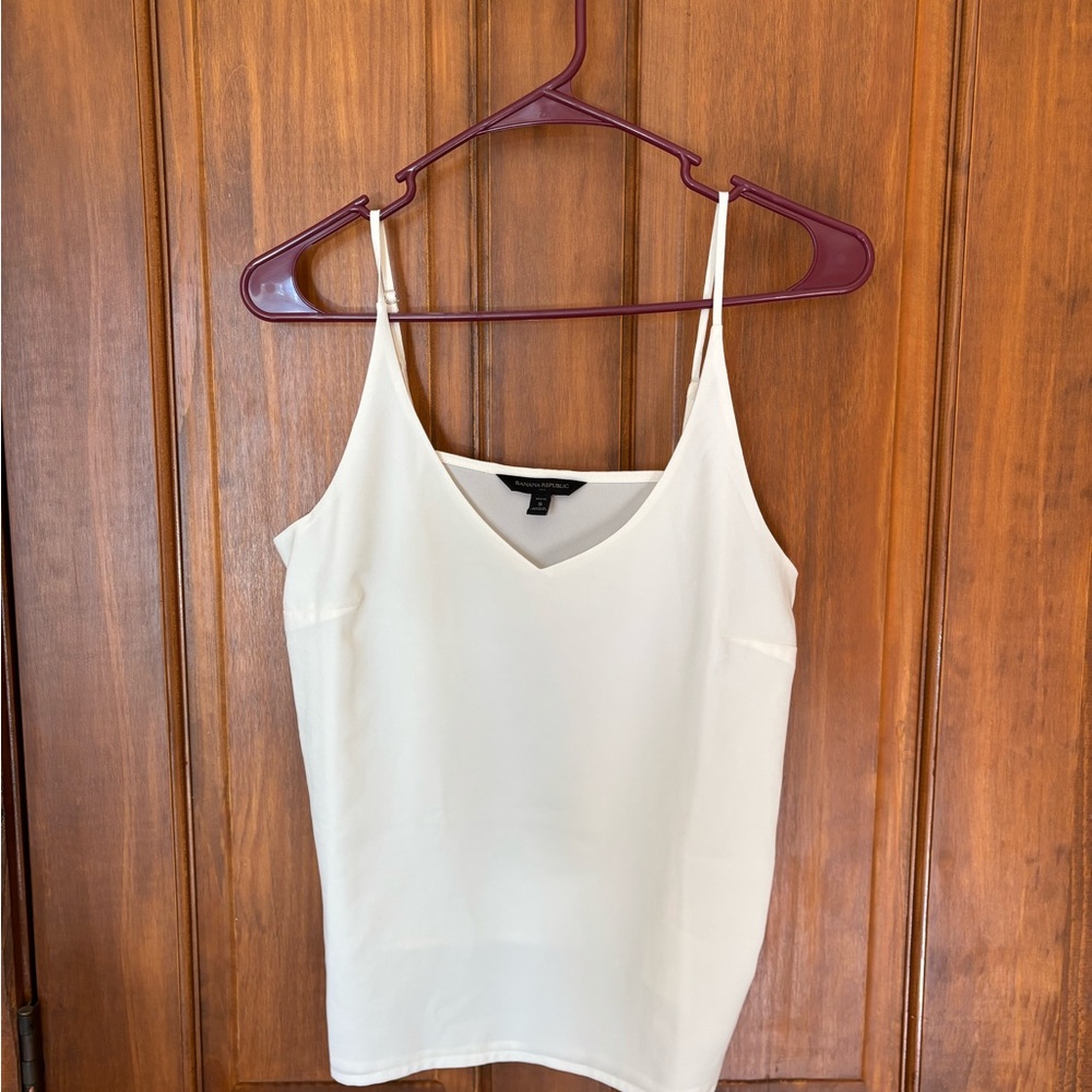 Banana Republic Ivory Camisole Top